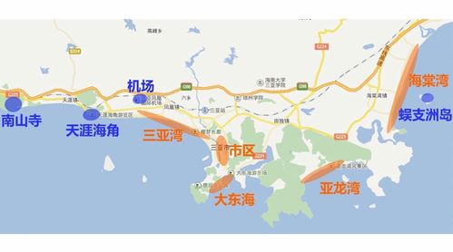三亚旅游景点地图(三亚旅游景点地图大全)