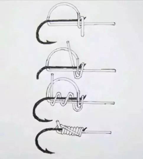 鱼钩的正确绑法图解-鱼钩的绑法简单结实图解